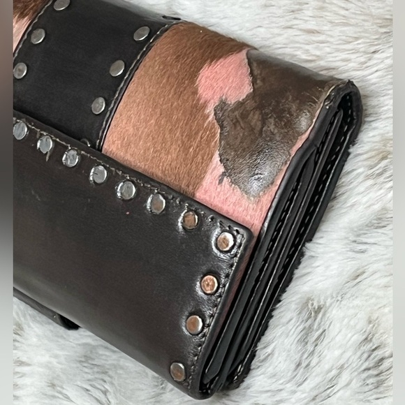Caroline Herrera LEATHER WALLET vintage - Picture 5 of 15